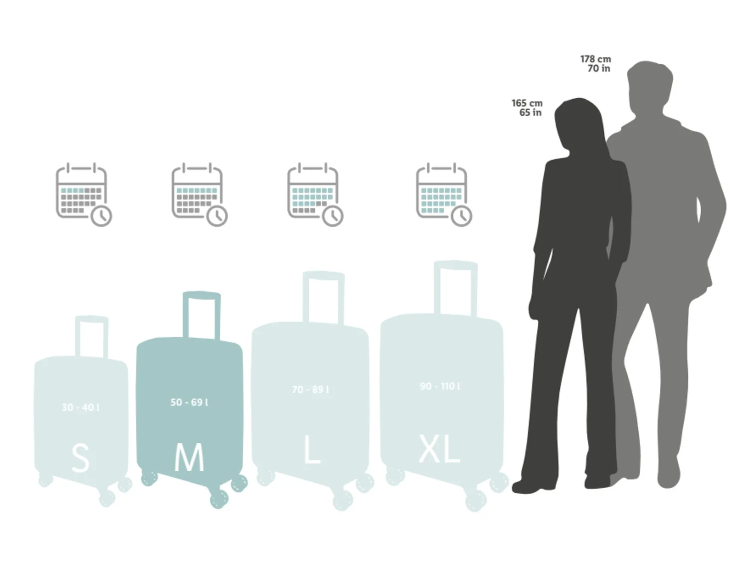 TOPMOVE Valise trolley, 63 l