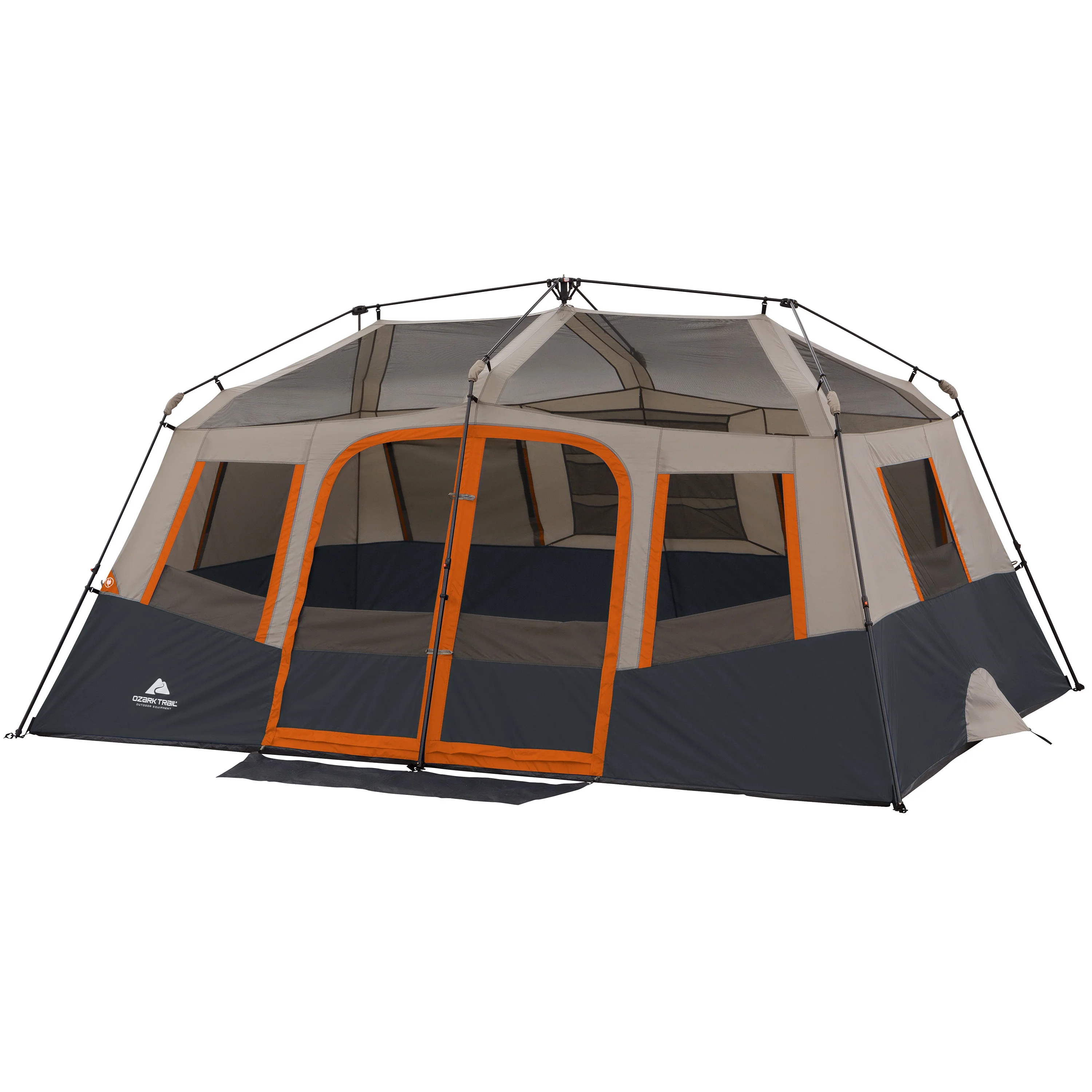 10-Person Instant Cabin Tent 2-Room Family Camping Tent with Rainfly - Image 2