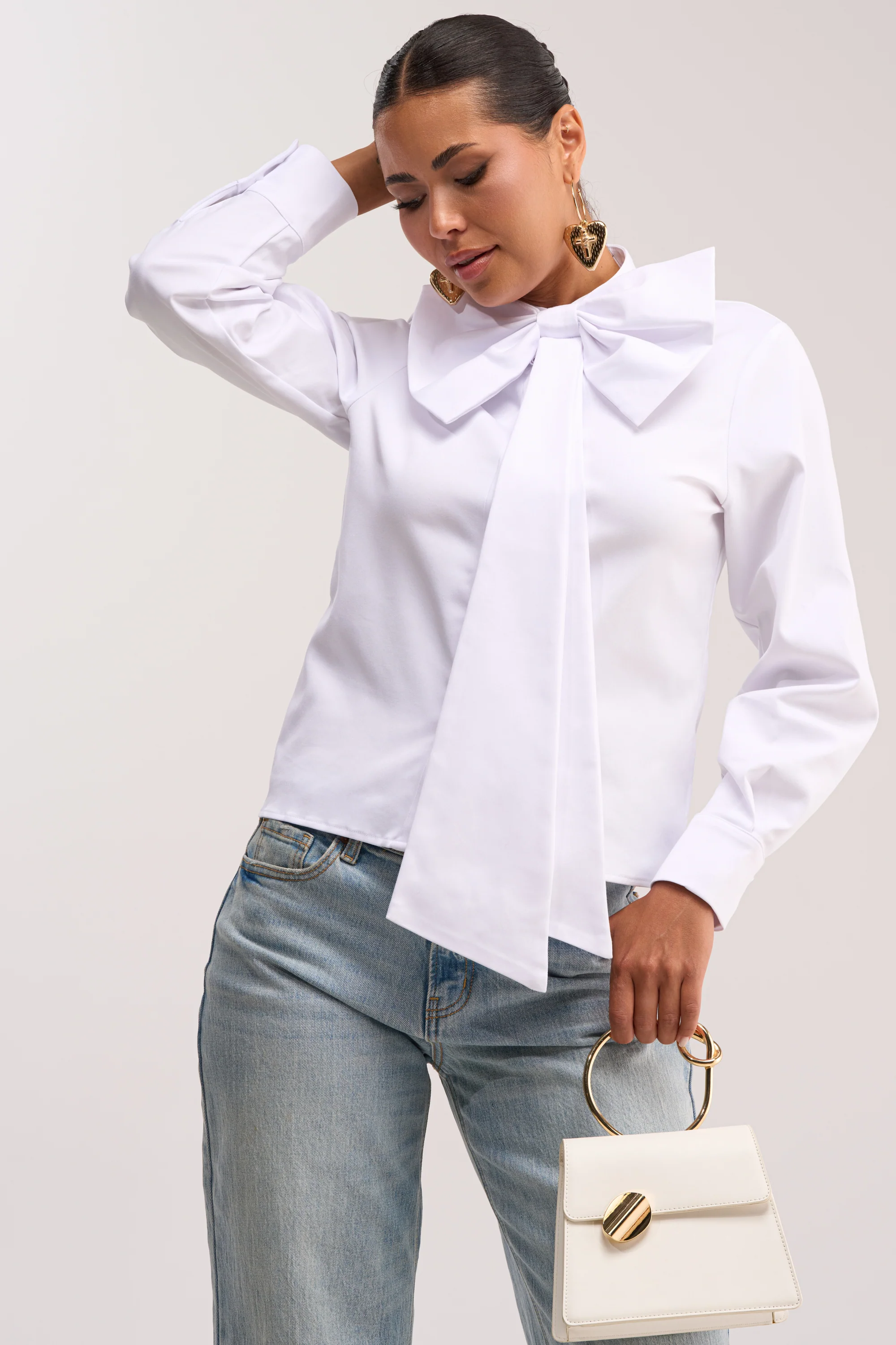 BUSINESS OR PLEASURE POPLIN BLOUSE - Akira Store