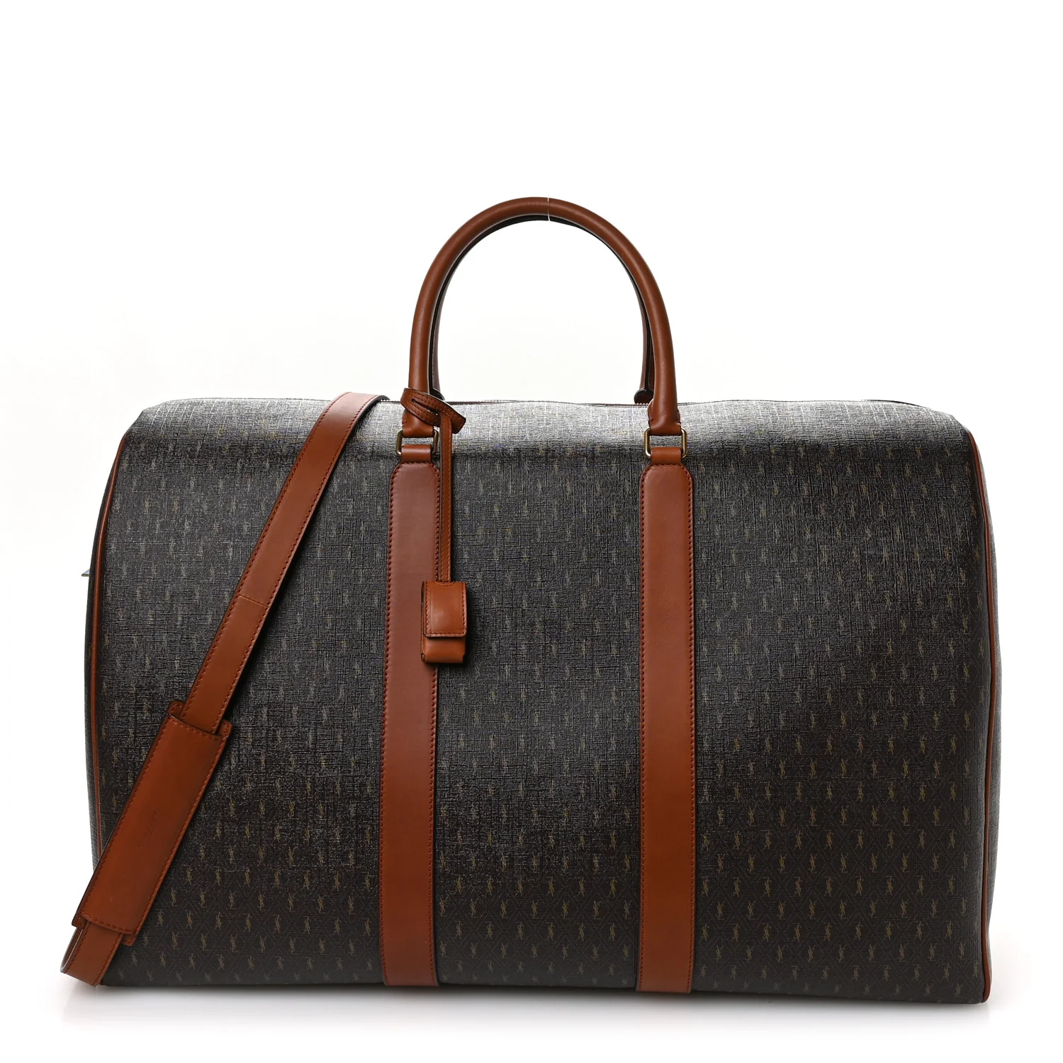 Canvas Smooth Calfskin Le Monogramme 72H Duffle Chestnut