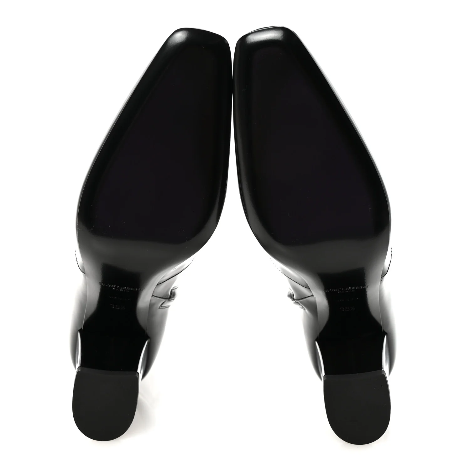Vitello Marilyn Betty 70 Ankle Zip Boots 36.5 Black