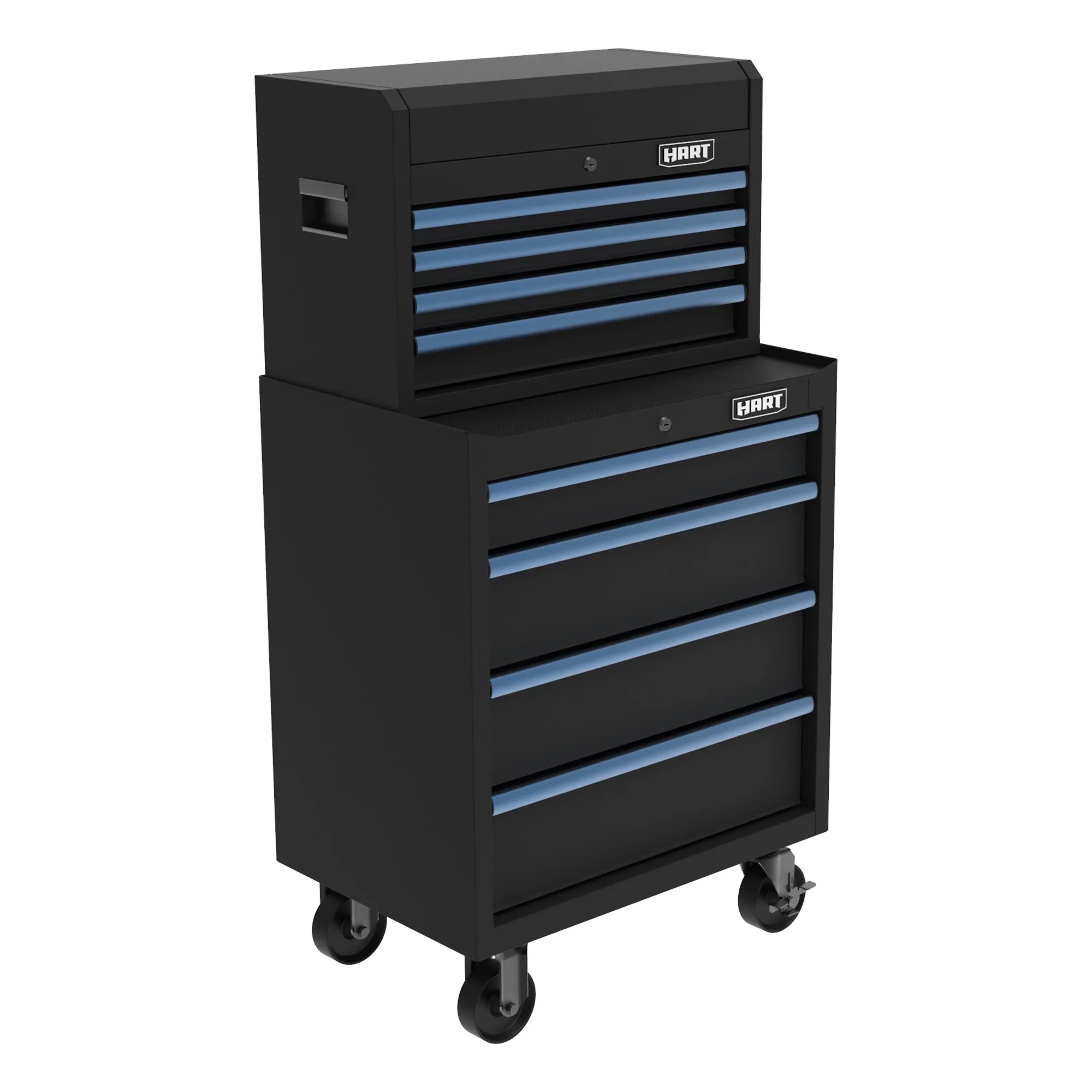HART 26-Inch 4-Drawer Heavy-Duty Steel Tool Chest, Locking Garage Storage Organizer