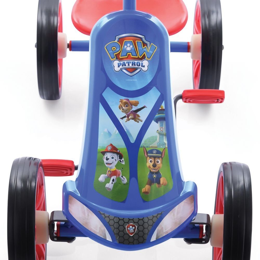 Hauck Chariot à pédales Turbo II (2-4 ans) - Paw Patrol - Bleu, Chariot à pédales Tretauto pour enfants de 2 à 4 ans, siège polyvalent