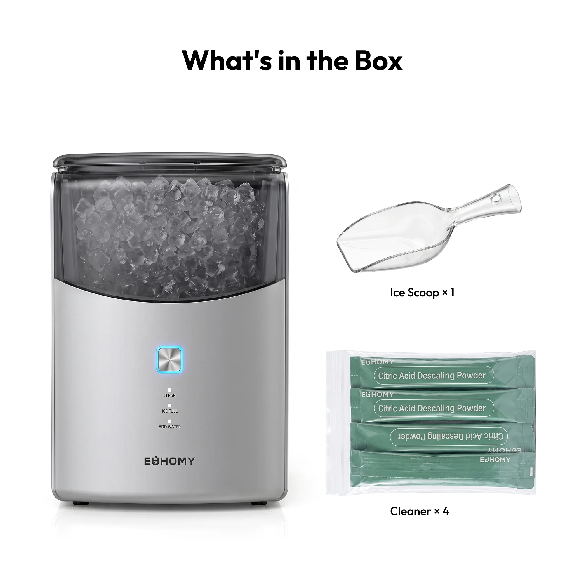 Euhomy Pearl L1 Max Nugget Ice Maker