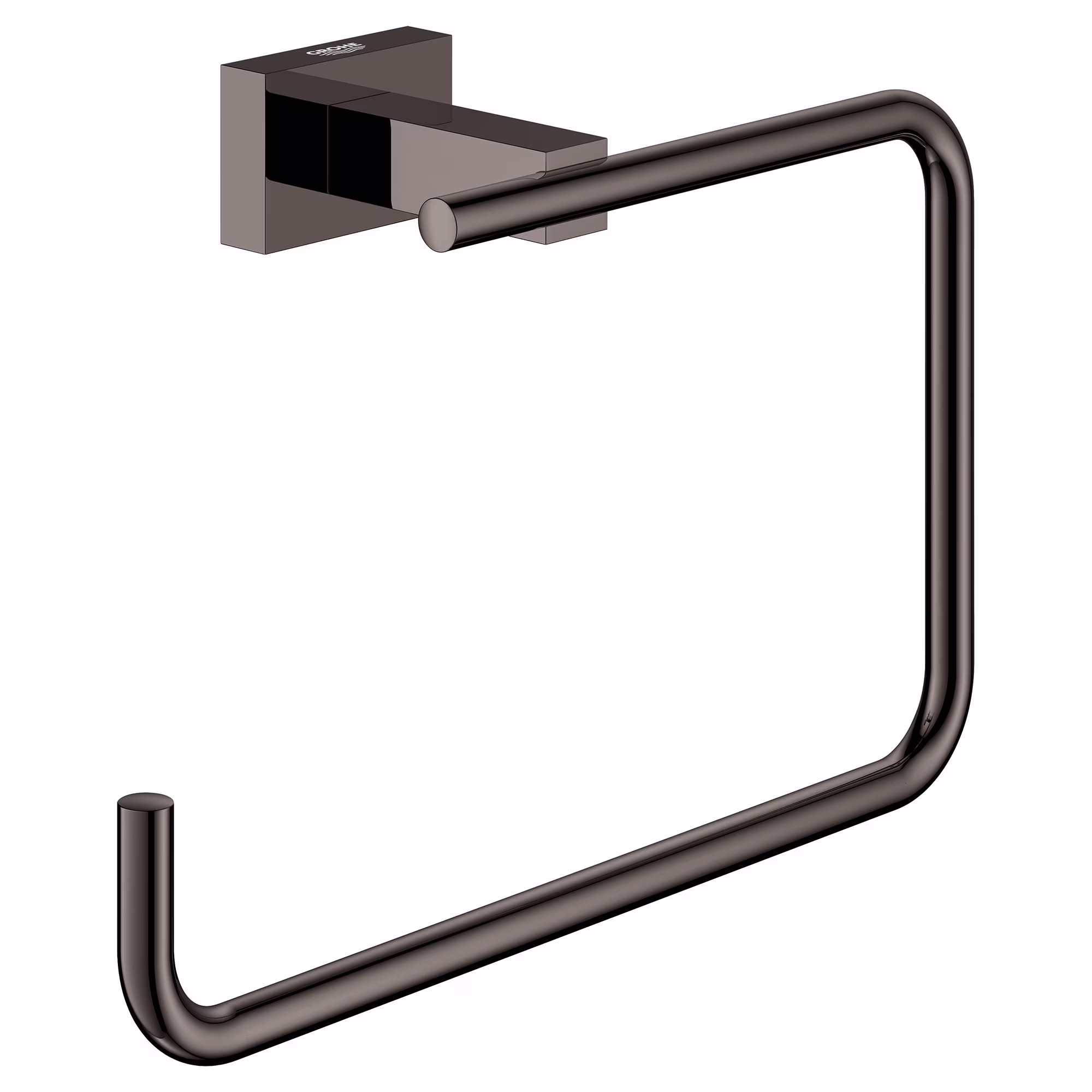 Grohe Essentials Cube 405102431 8" Towel Ring in Matte Black