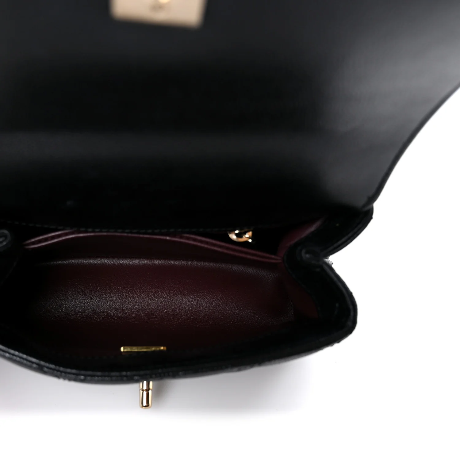 Caviar Quilted Extra Mini Coco Handle Flap Black