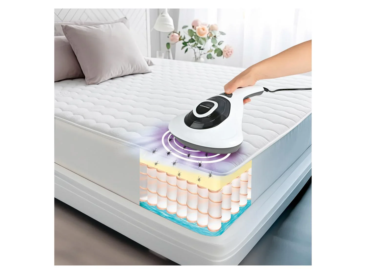 Cleanmaxx Aspirateur  main anti-acariens