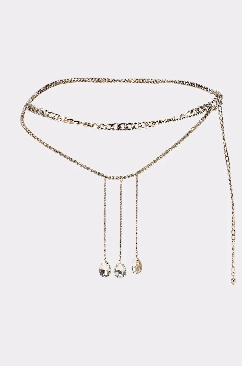 SILVER DRIP BODYCHAIN - Akira Store