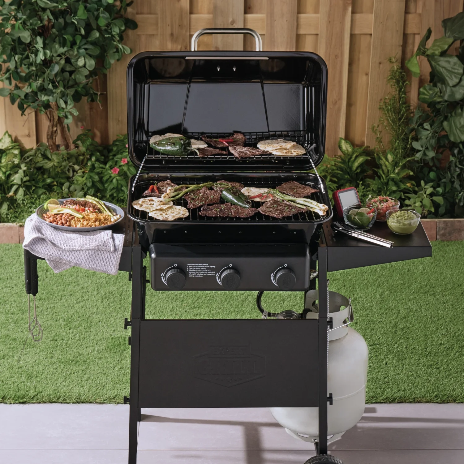 3 Burner Propane Gas Grill - Image 4