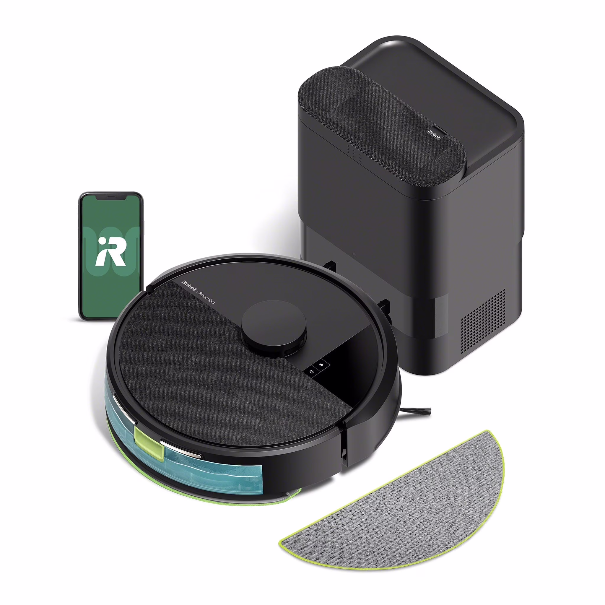 Roomba 105 Combo Robot Vacuum Mop with AutoEmpty Dock Self-Empties for 75 Days,Multi-Surfaces, Intense Power-Lifting Suction, Avoids Mopping Carpets,LiDAR, Model Y354020