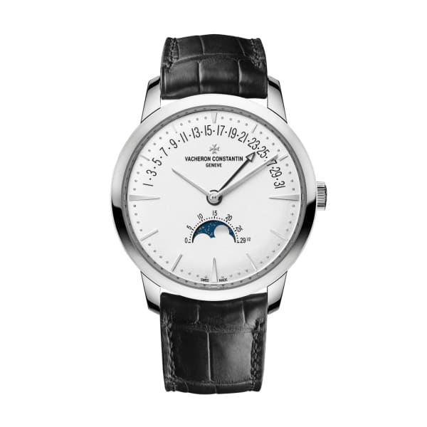 [Super Clone]Vacheron Constantin Patrimony Moon Phase Retrograde Date Ref. # 4010U/000G-B330