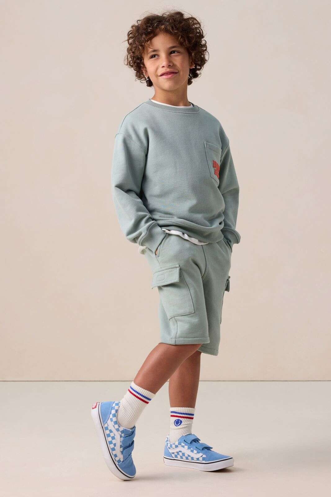 Witte sokken met smiley