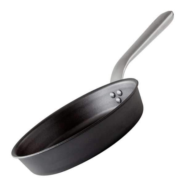 Stekepanne med ergonomisk håndtak 24 cm karbonstål