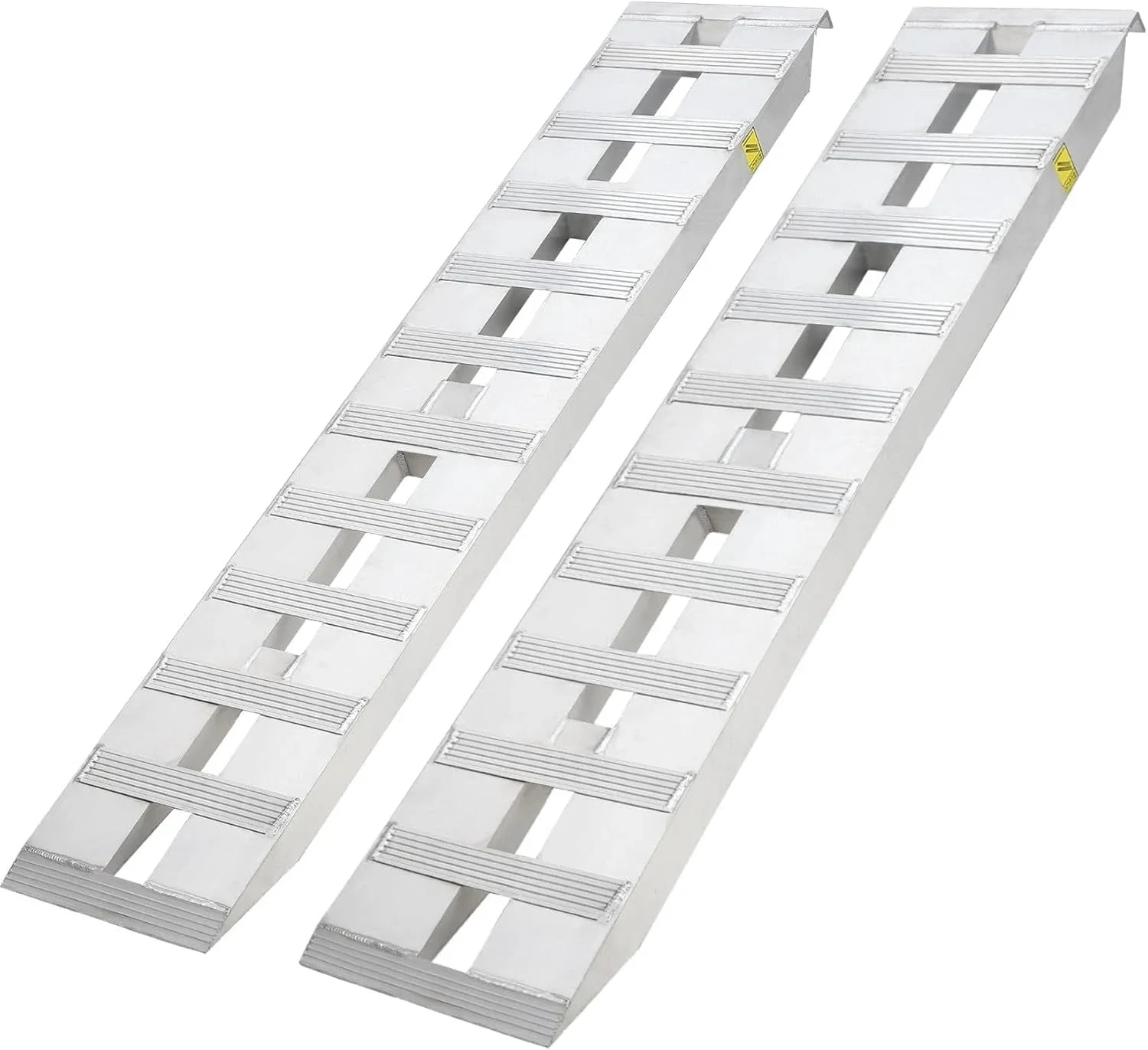 Aluminum Loading Ramps, 6000lbs Capacity for ATV, Motorcycle, Quad, Lawn Mower, Snow Blower, 72"x15", 2pcs