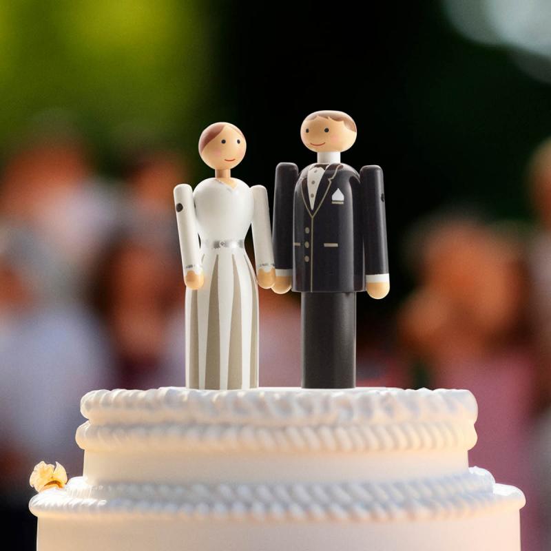 Bride 12 cm hvit
