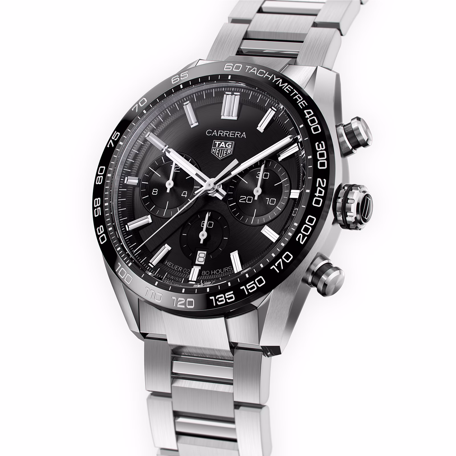 【Super Clone】TAG Heuer Carrera Chronograph  Automatic 44mm Steel CBN2A1B.BA0643