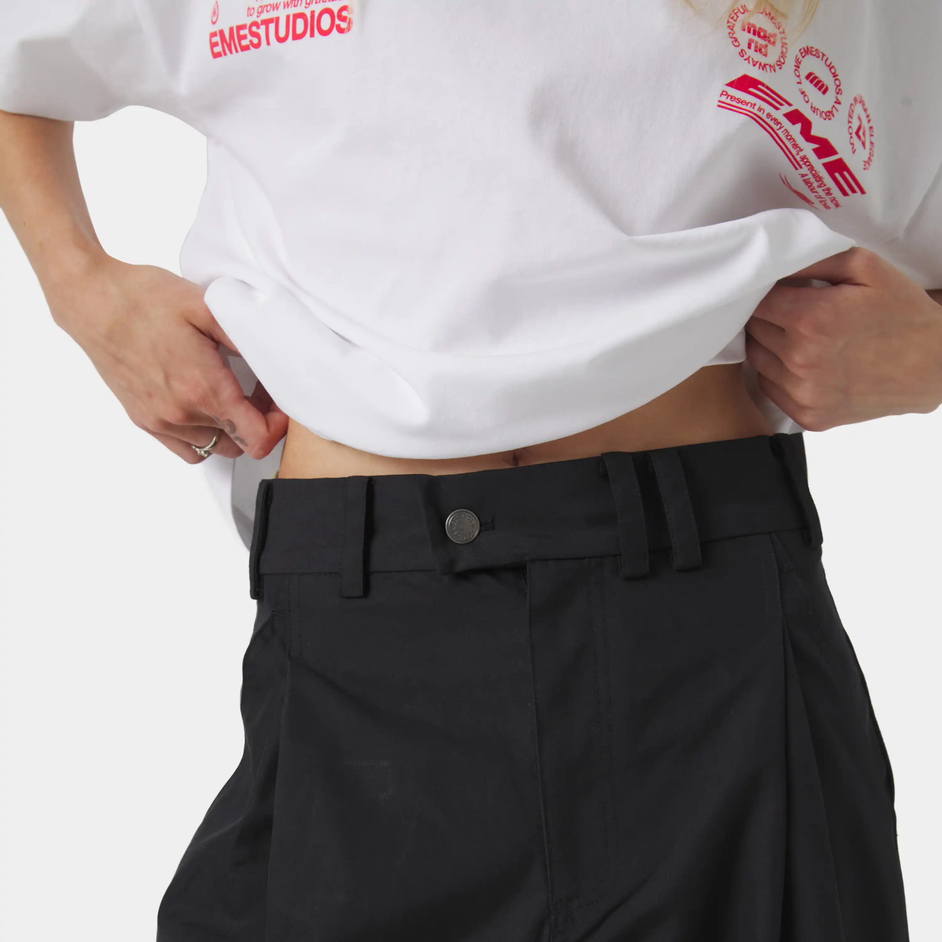 Alon Black Tailored Pants