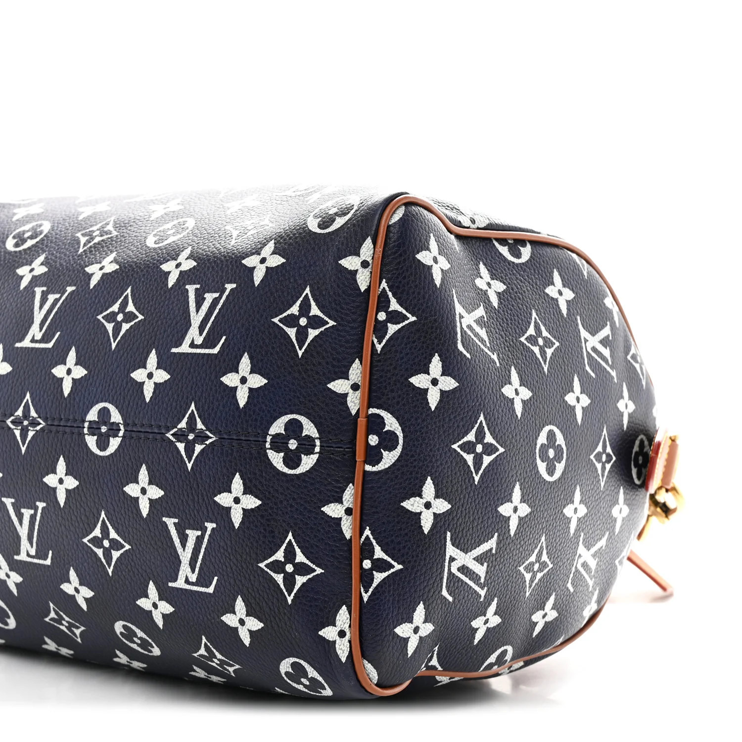 Calfskin Monogram Speedy P9 Bandouliere 30 Indigo