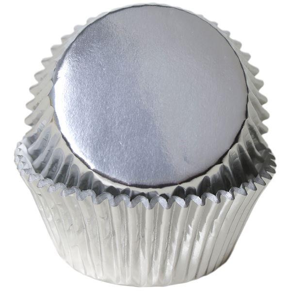 Muffinsform standard 45 stk sølv