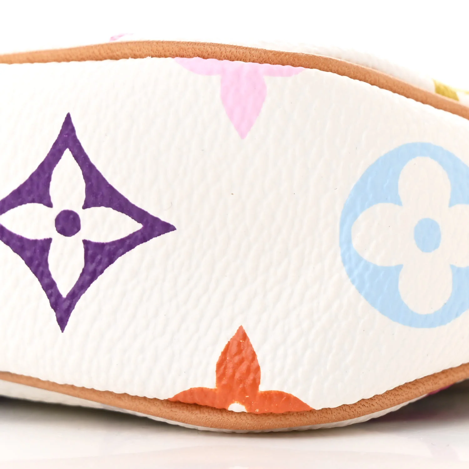 Monogram Multicolor Pochette Accessories White
