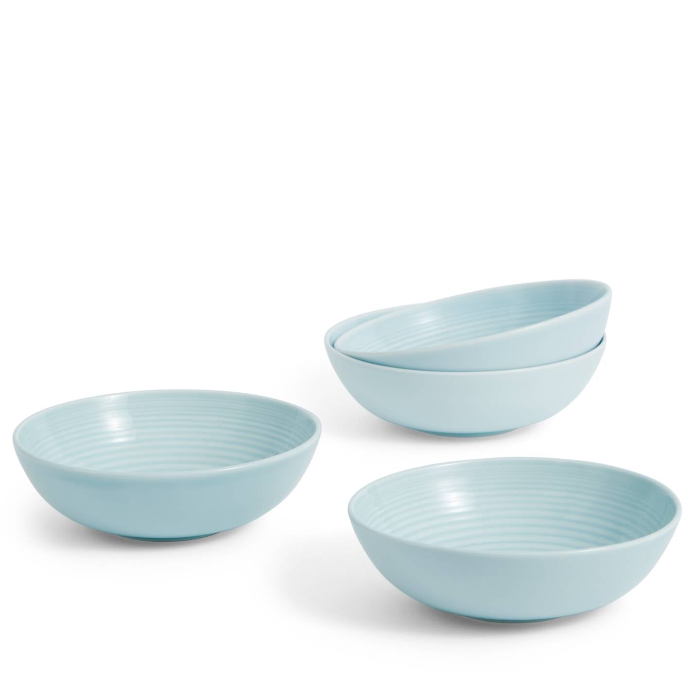 Gordon Ramsay Maze Blue Cereal Bowls, Set of 4