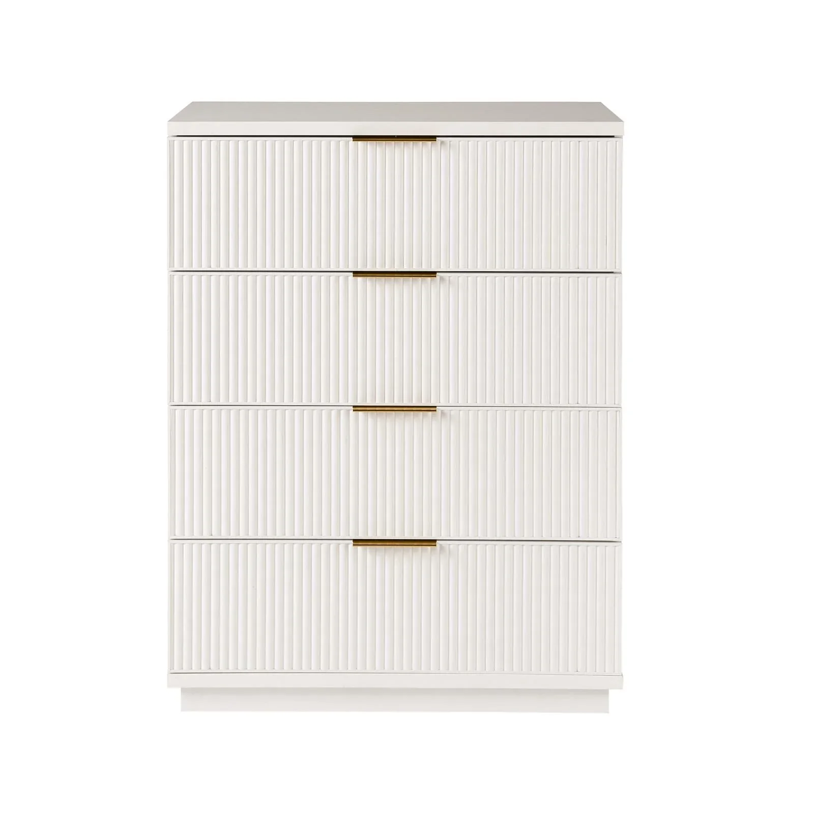 Better Homes & Gardens Lillian Fluted 4 Drawer Dresser, Natural Pine