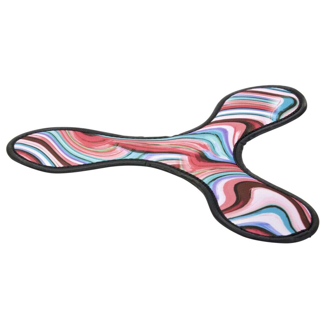 Frisbee disque volant triangle en caoutchouc et néoprène Ø25cm