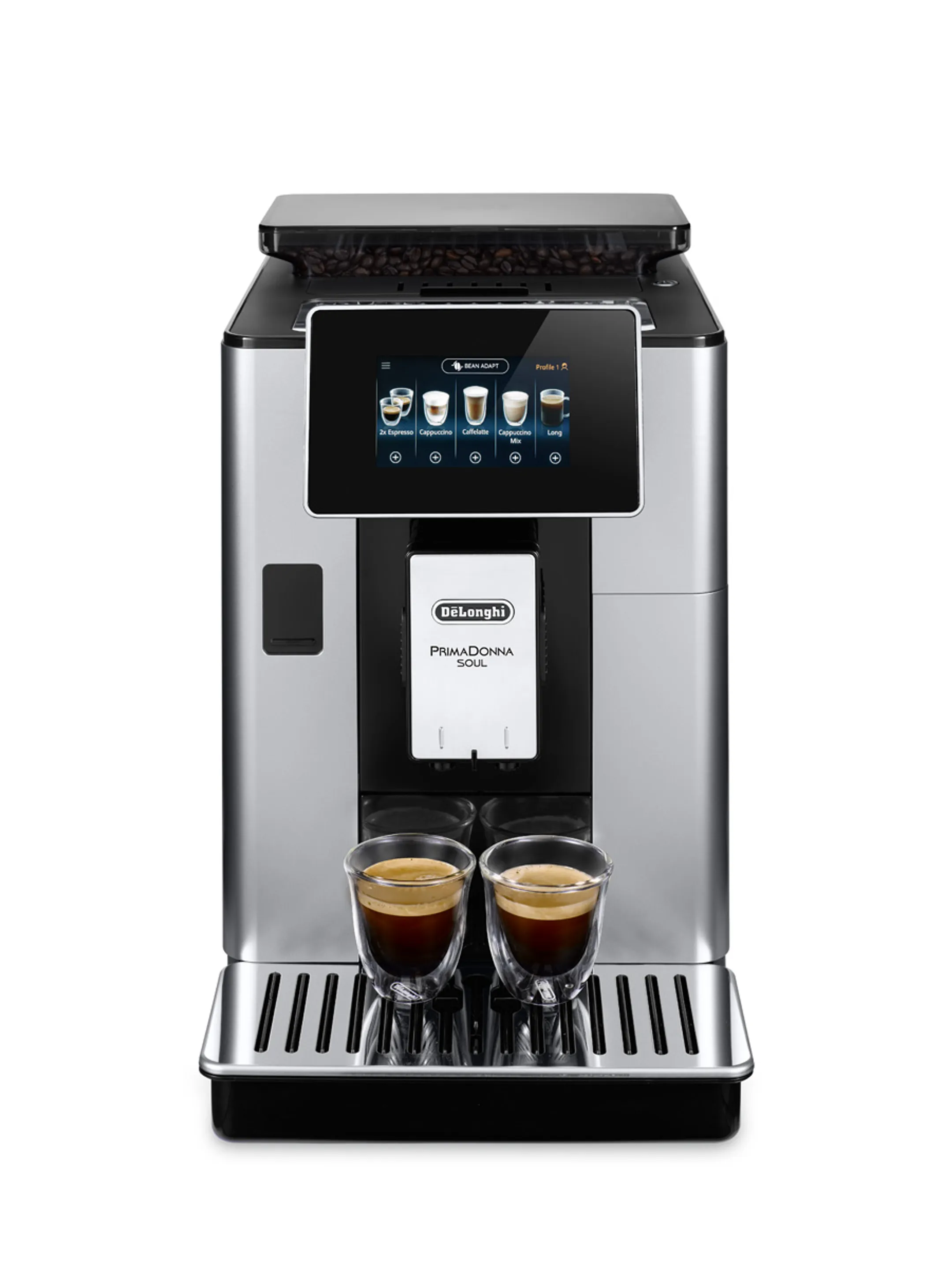 De'Longhi Volautomatische Espressomachine PrimaDonna Soul ECAM610.55.SB