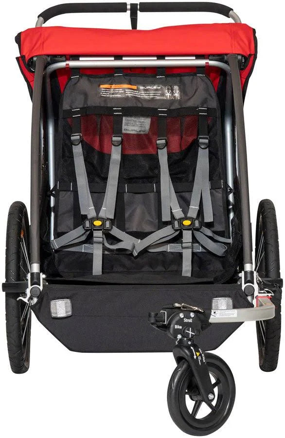 Burley Honey Bee Bike Trailer Red - MadeInUSA