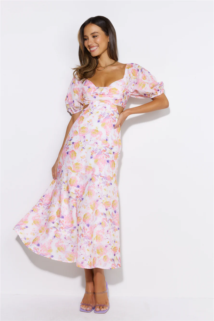 Lover Day Midi Dress White
