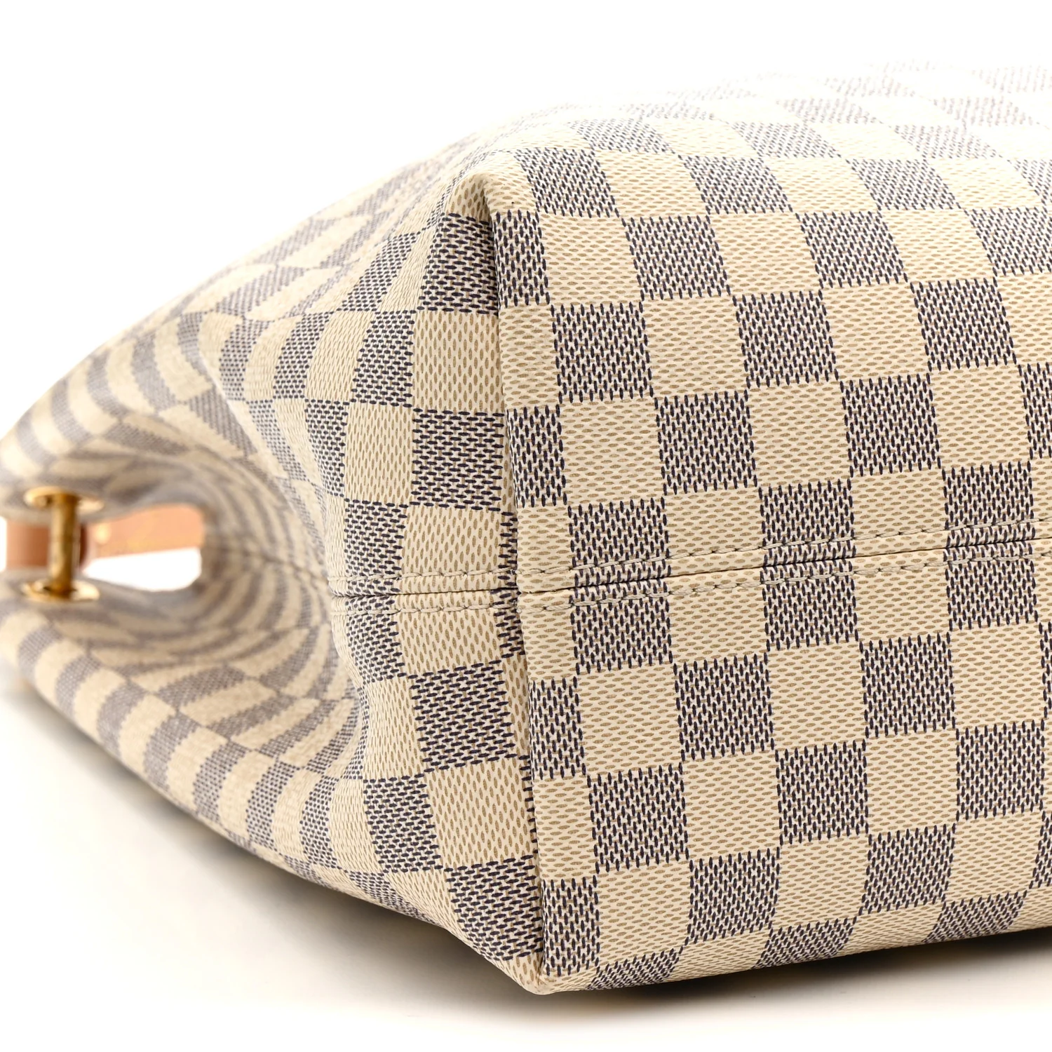 Damier Azur Graceful MM Rose Ballerine
