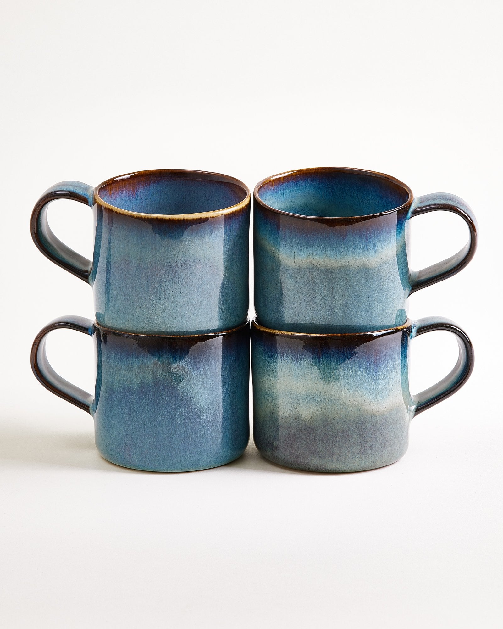 MADEIRA - LARGE MUG NÓDOA GREEN-BLUE SET OF 4