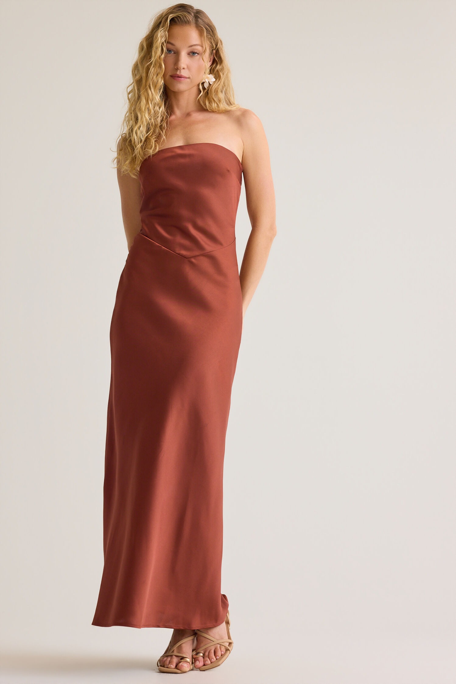 Charleigh Strapless Maxi Dress