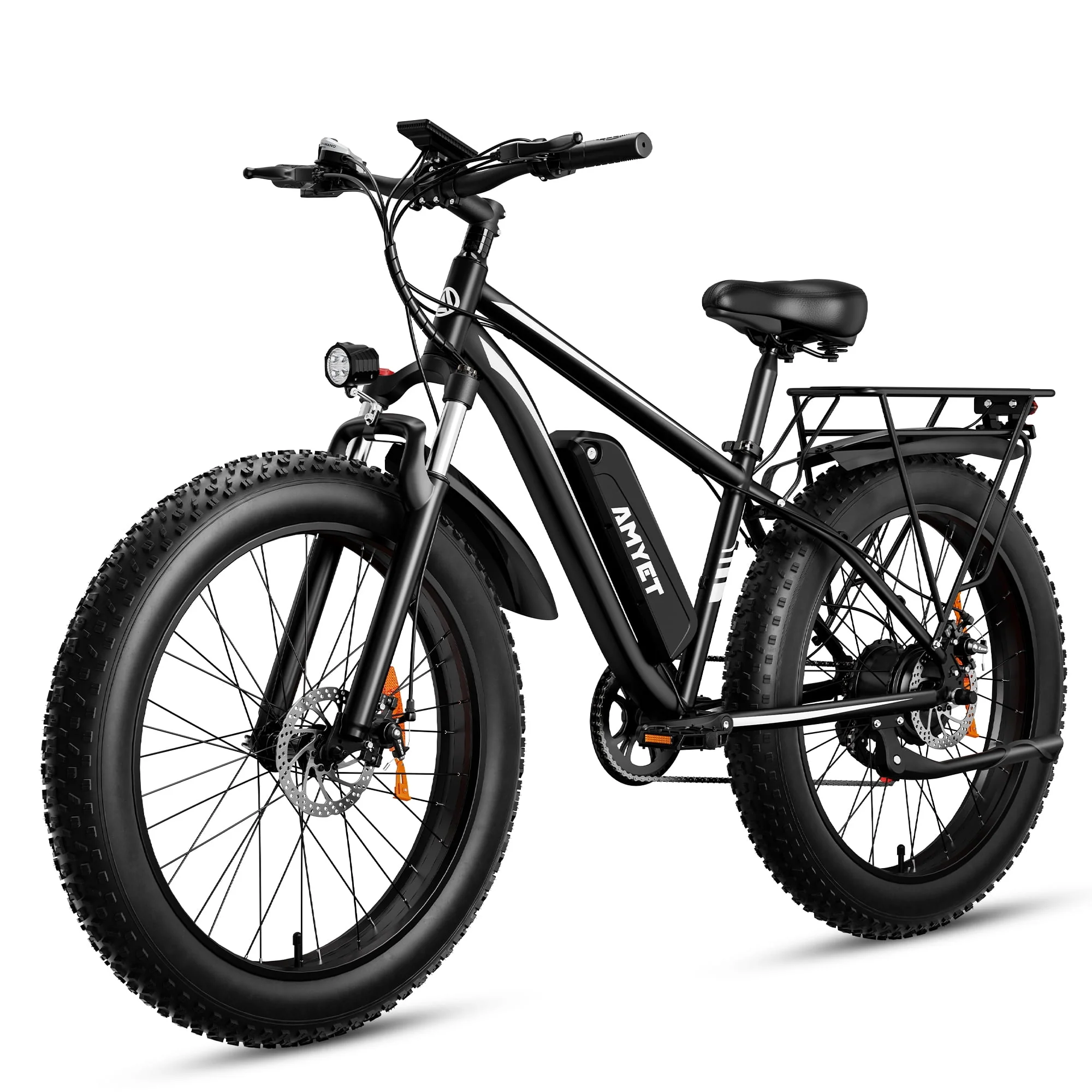 Vélo électrique VTT AMYET EB26 750W 720Wh UL2849, pneus larges 26
