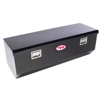 RKI M58U-1NMB Single Lid Steel Chest Tool Box with Offset for Fullsize, Black