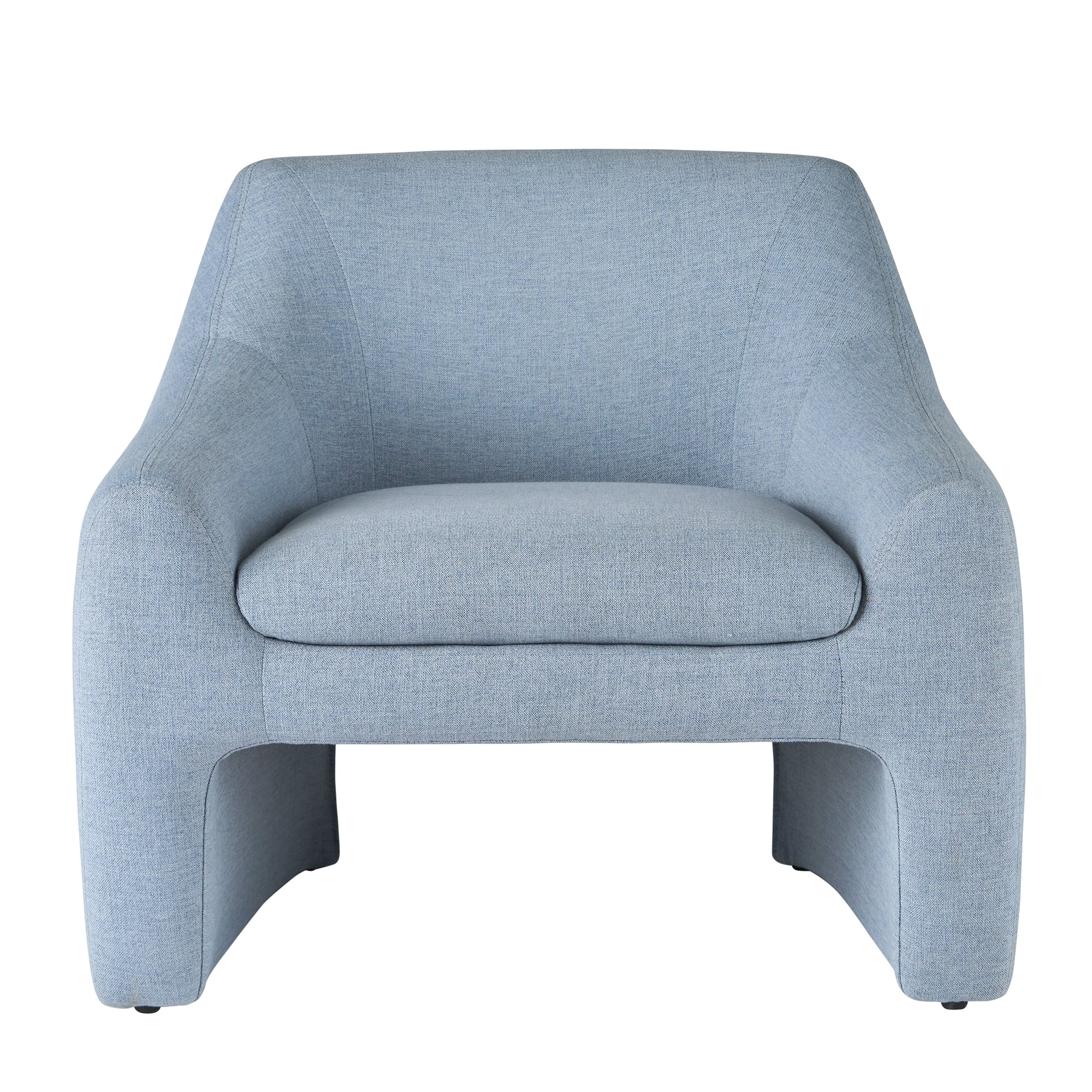 Better Homes & Gardens Emerson Curvy Accent Chair, Truffle Brown Boucle
