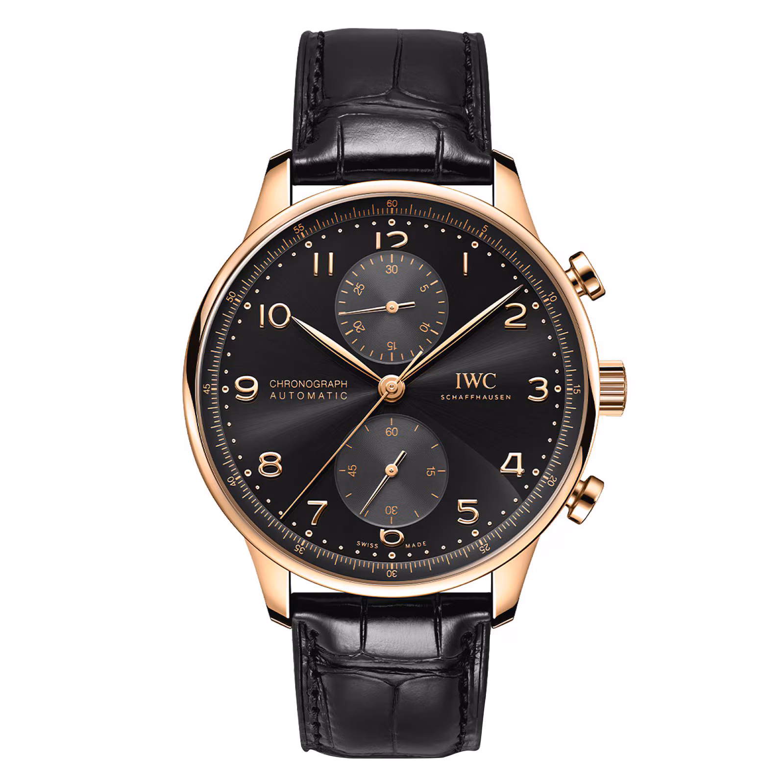 【Super Clone】IWC Portugieser Chronograph 41 Obsidian IW371625