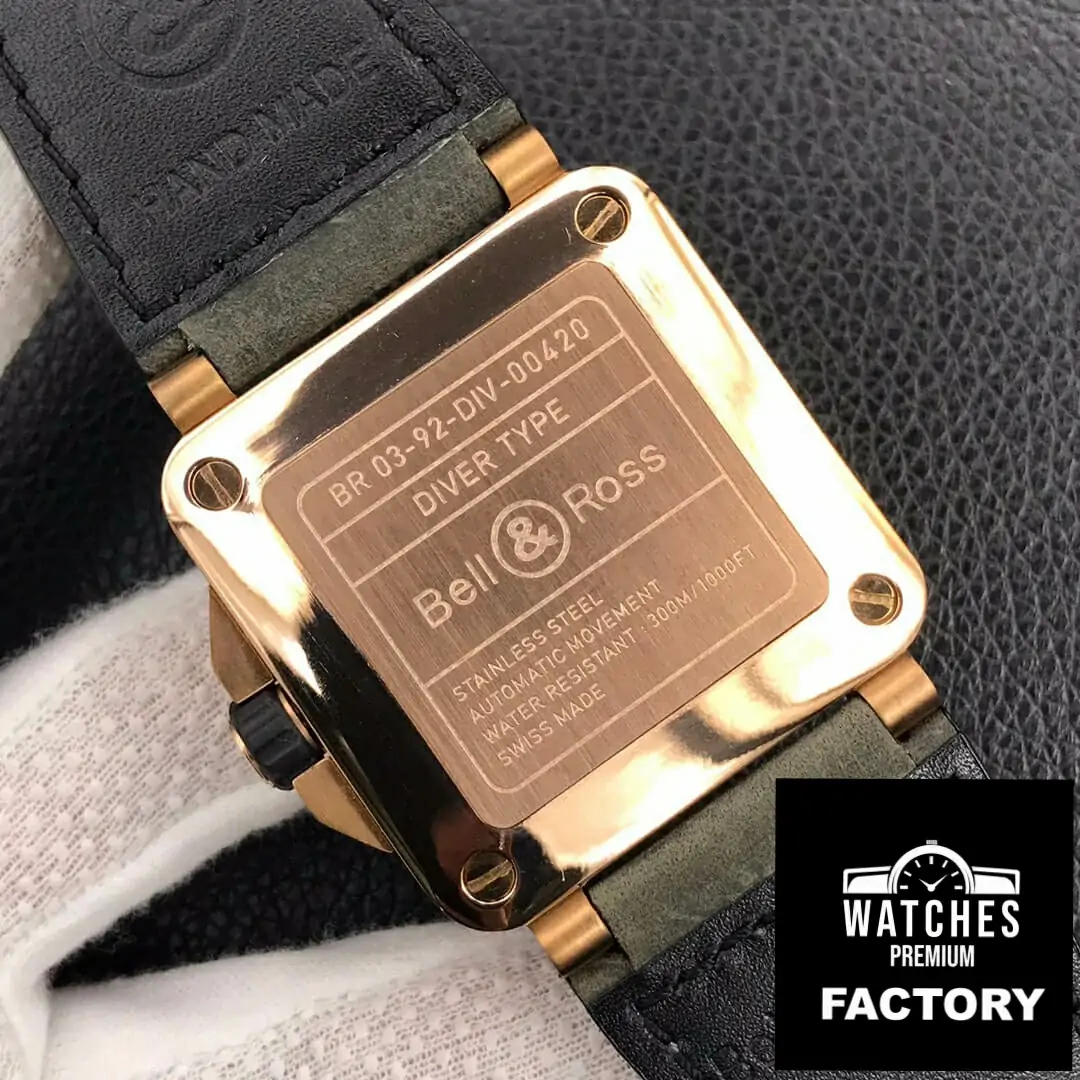 Bell & Ross BR0392-D-G-BR / SCA Black Bezel