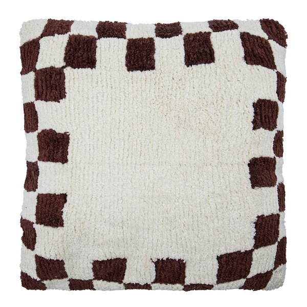 Putetrekk Chess 50x50 cm brun/off-white