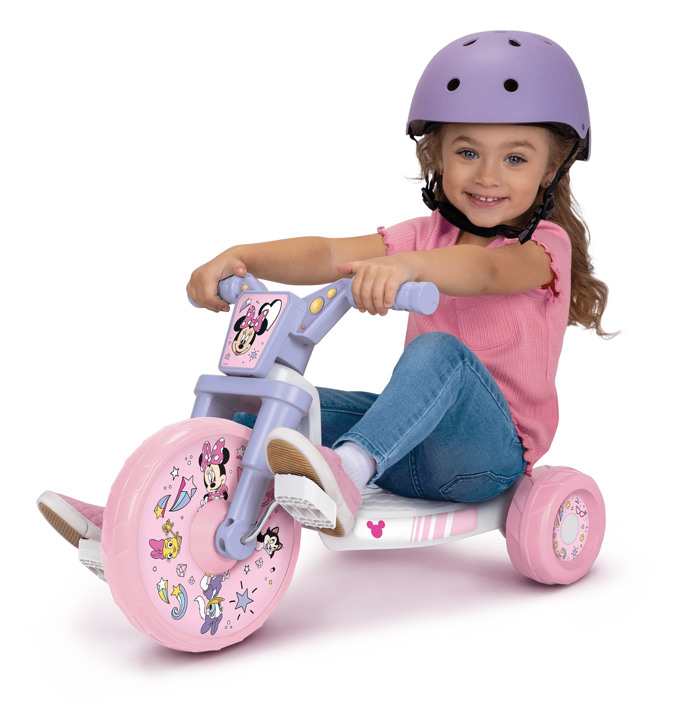 Minnie Mouse 10 inch Flywheel Tricycle Ride on with Lights and Sound Effects Image 6