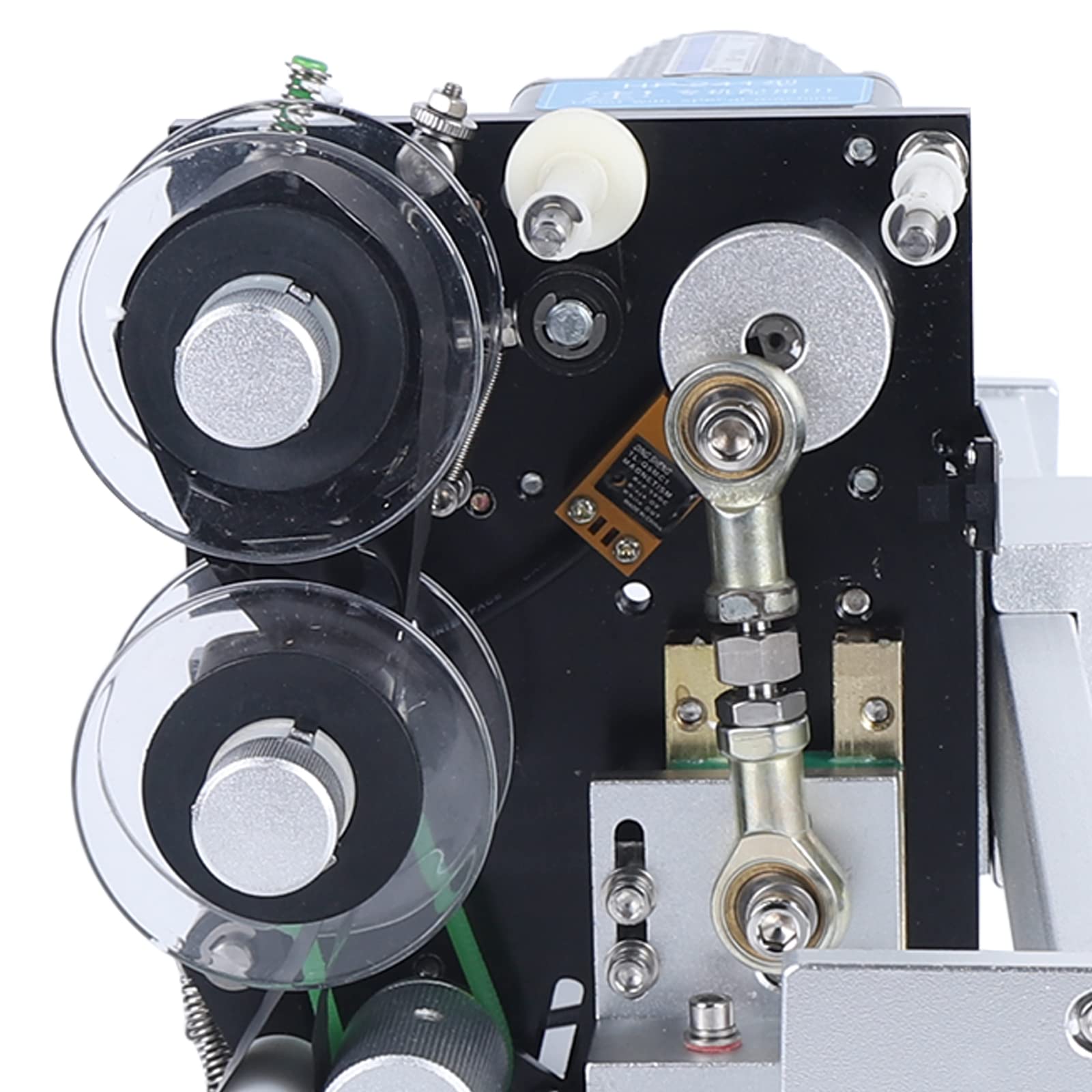 Coding Machine, Automatic Coding Machine Thermal Printing Ribbon Coding Printer Automatic Synchronization Tacking Ribbon Thermal Coding Machine, 120 Times/Minute, 16.5X7.8X9.8 Inch