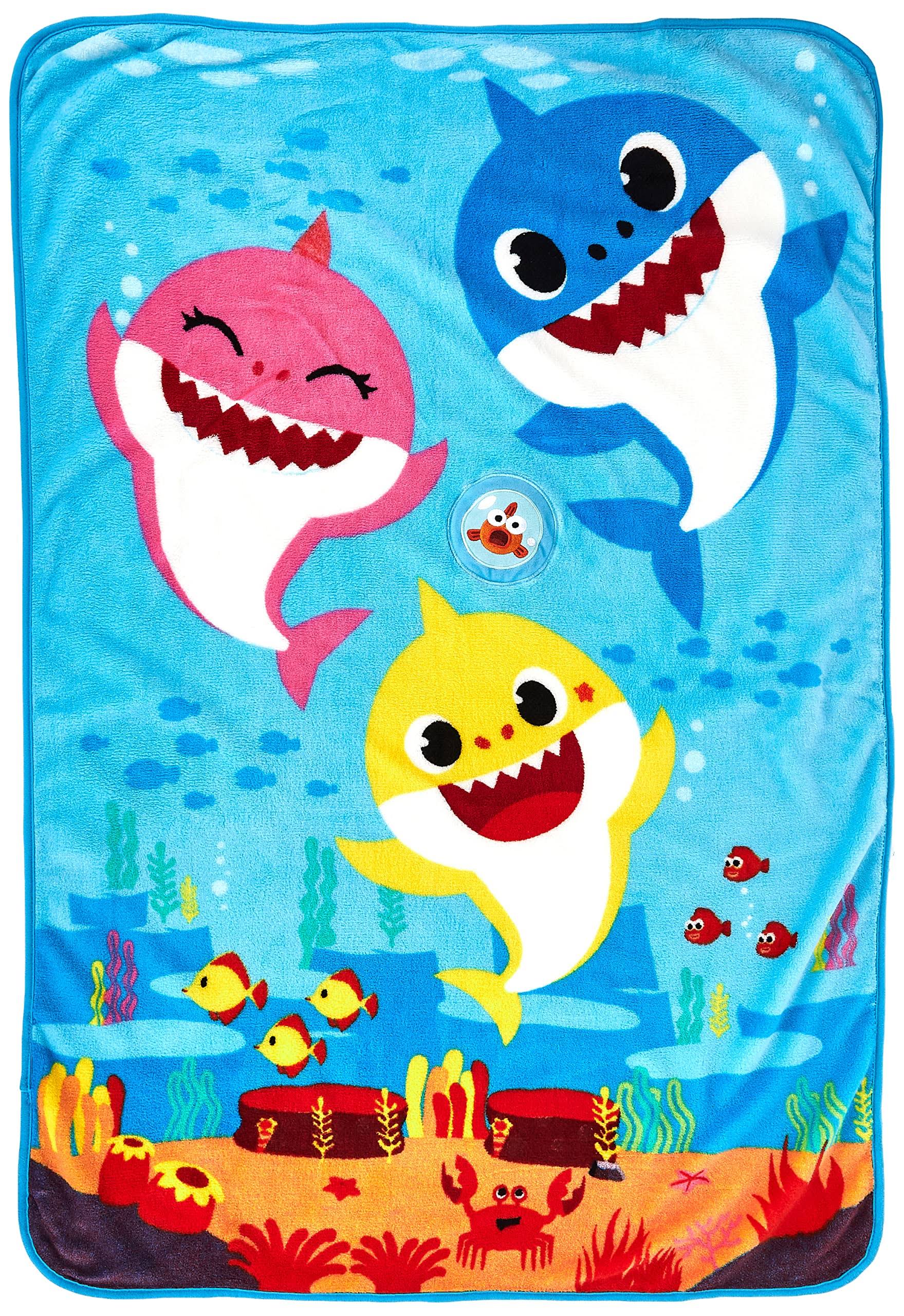 Baby Shark Musical Toddler Blanket