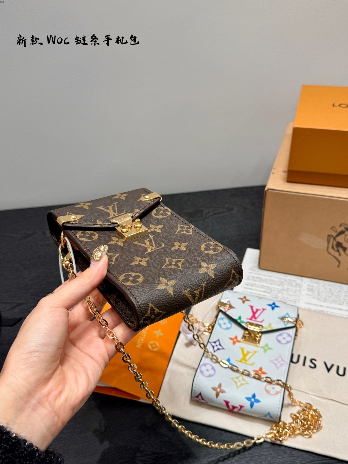 Louis new arrival Metis woc phone bag size: 10*17 cm