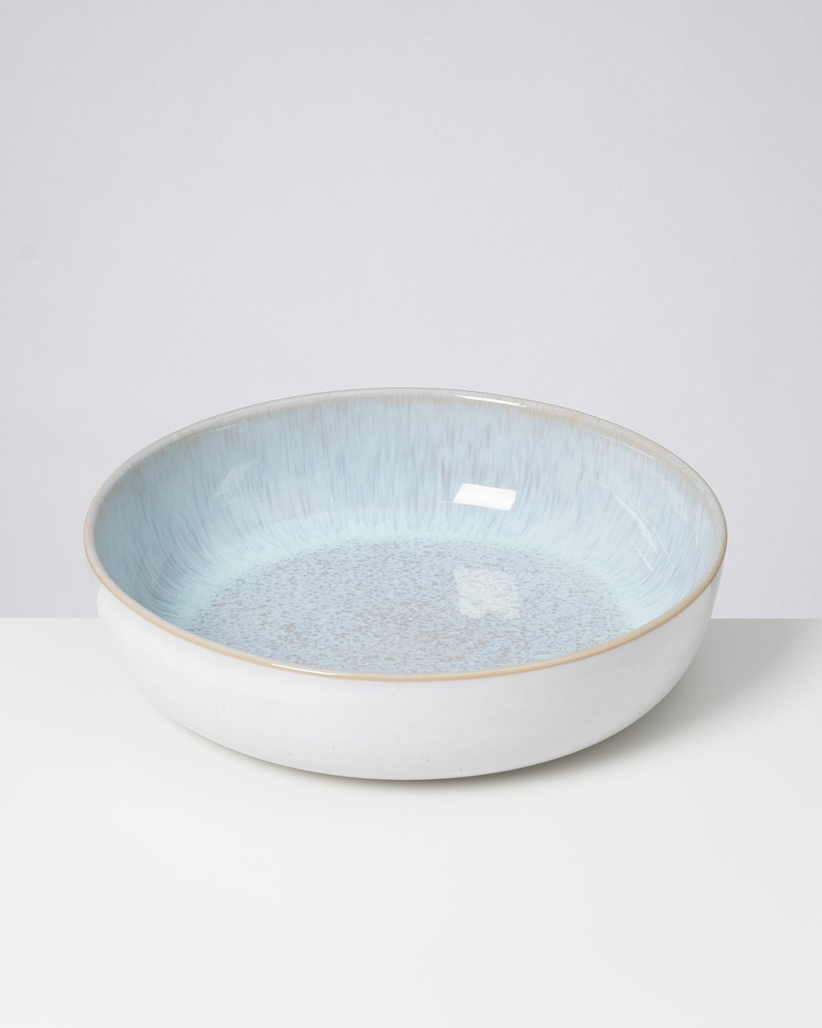 AREIA - SMALL SERVING BOWL MODERN AZURE