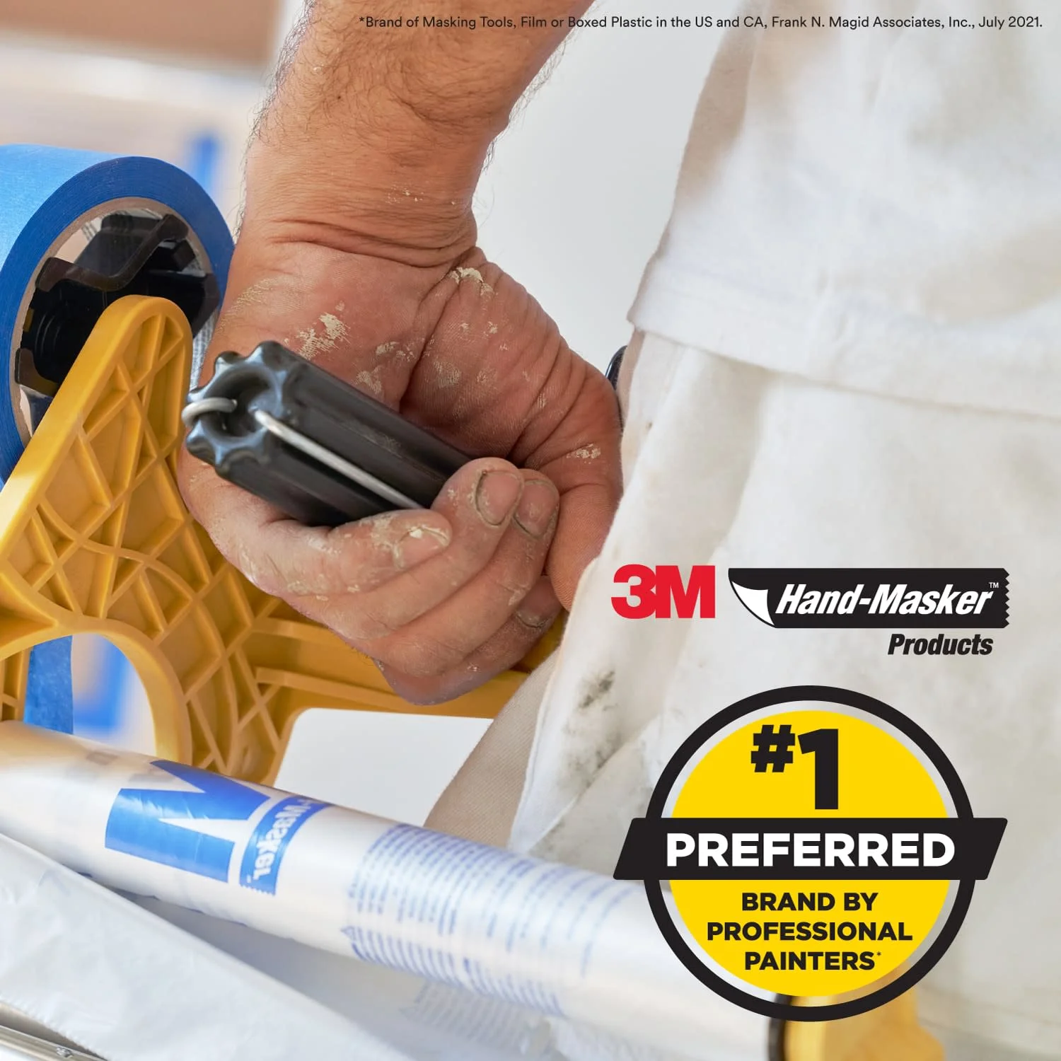 Hand-Masker Masking Film Tape, Job Prep, Paint Supply, M3000-PAK-SC, 1 Kit - Image 2