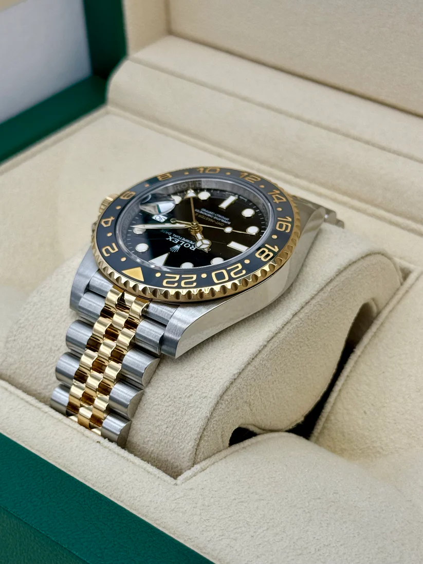 [Super Clone]Rolex 126713GRNR GMT-Master II Black Dial Two-Tone 40mm Watch
