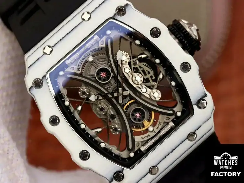 Richard Mille RM53-01 White Ceramic Case Skeleton Dial