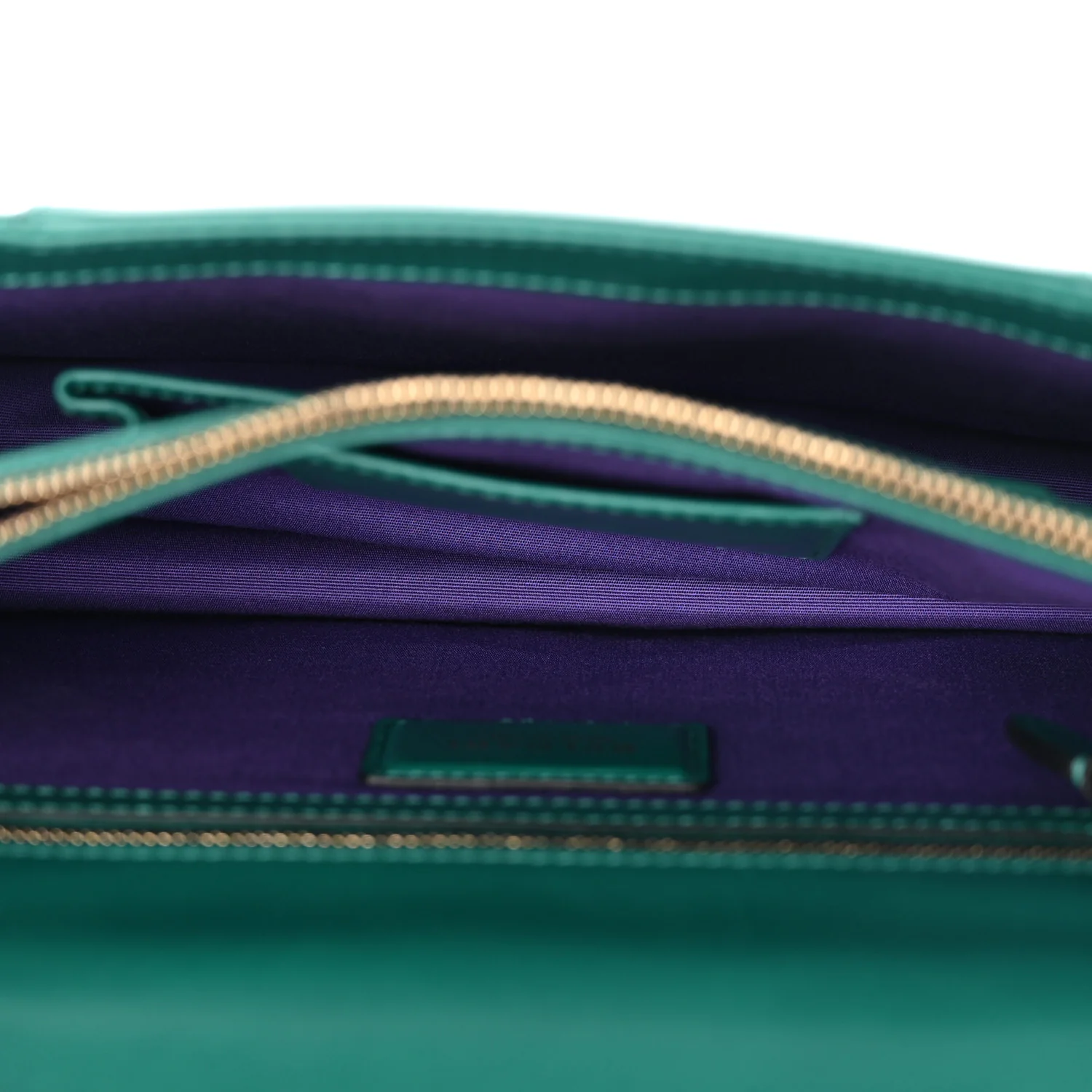 Calfskin Serpenti Forever Snake Strap Crossbody Bag Emerald Green