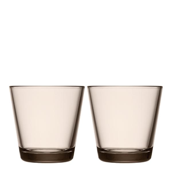 Kartio glass 21 cl 2 stk lin
