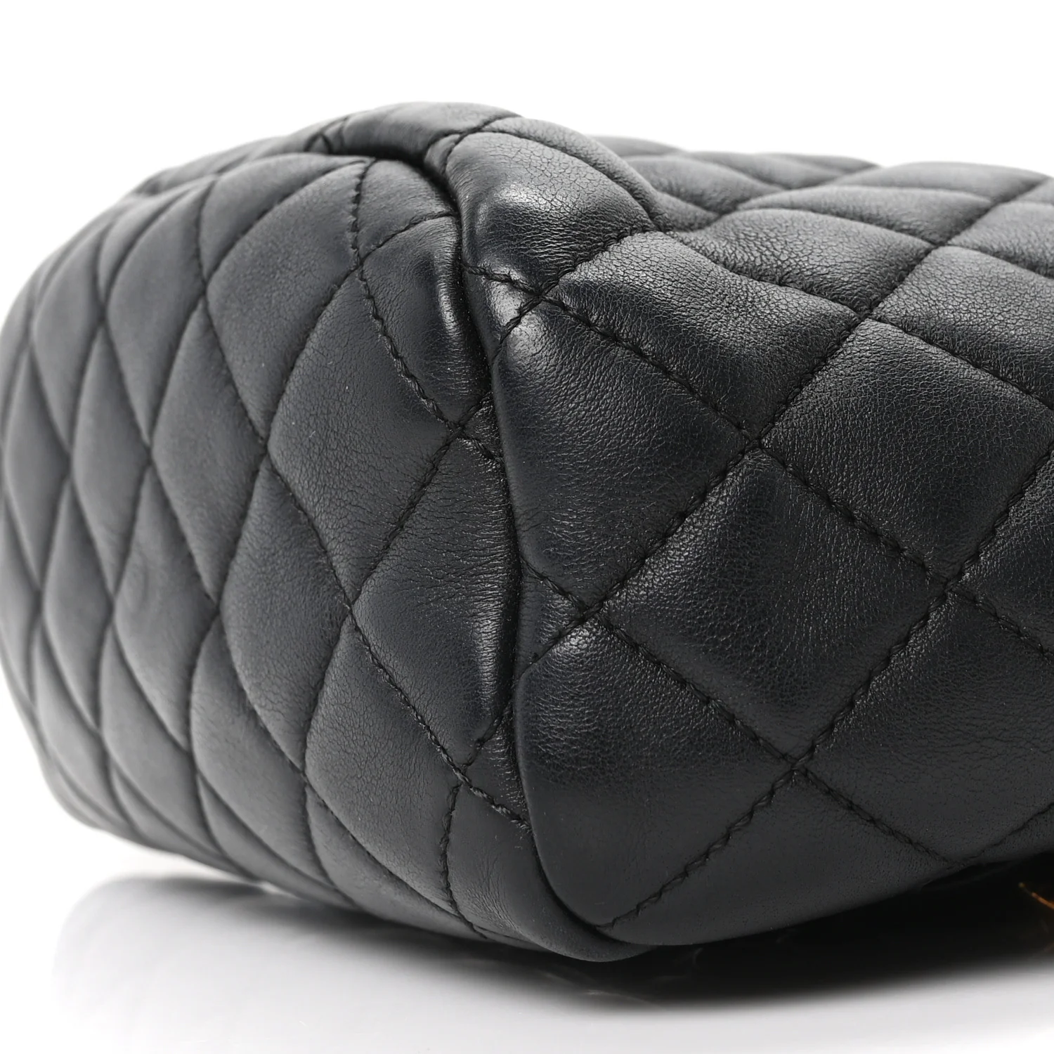 Calfskin Quilted Mini Urban Spirit Backpack Black
